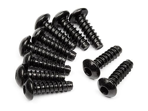 HPI Tp. Button Head Screw M3X10mm (Hex Socket/10Pcs)