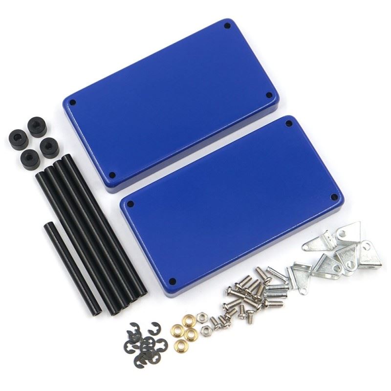 Yeah Racing 1/10 RC Accessory 2-Tiered Rolling Metal Handy Cart Blue