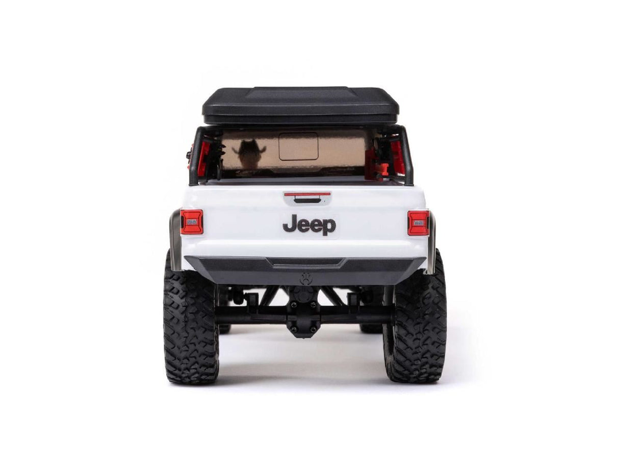 Axial SCX24 Jeep Gladiator 4WD Rock Crawler RTR, White