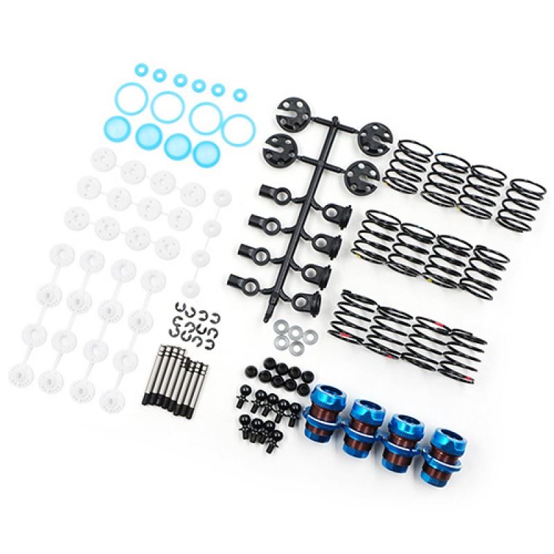 Yeah Racing QUTUS Challenger 50mm Damper Set for 1/10 RC Touring M-Chassis Car Blue