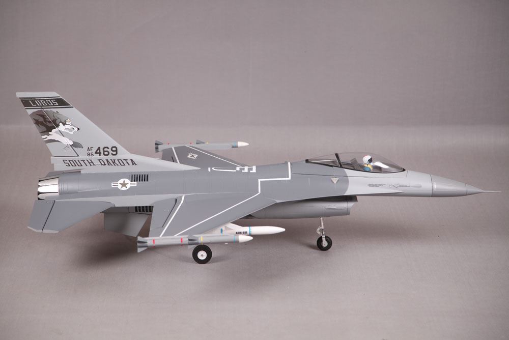 Fms F16 875Mm Jet Fighter 70Mm Edf Artf Grey W/O Tx/Rx/Batt
