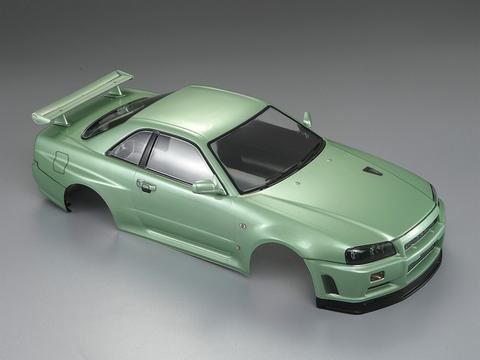KILLERBODY NISSAN SKYLINE R34 195MM FINISHED BODY-GREEN