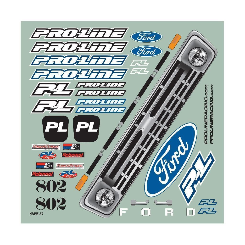 Proline 1/10 1966 Ford F-100 Clear Body: Short Course