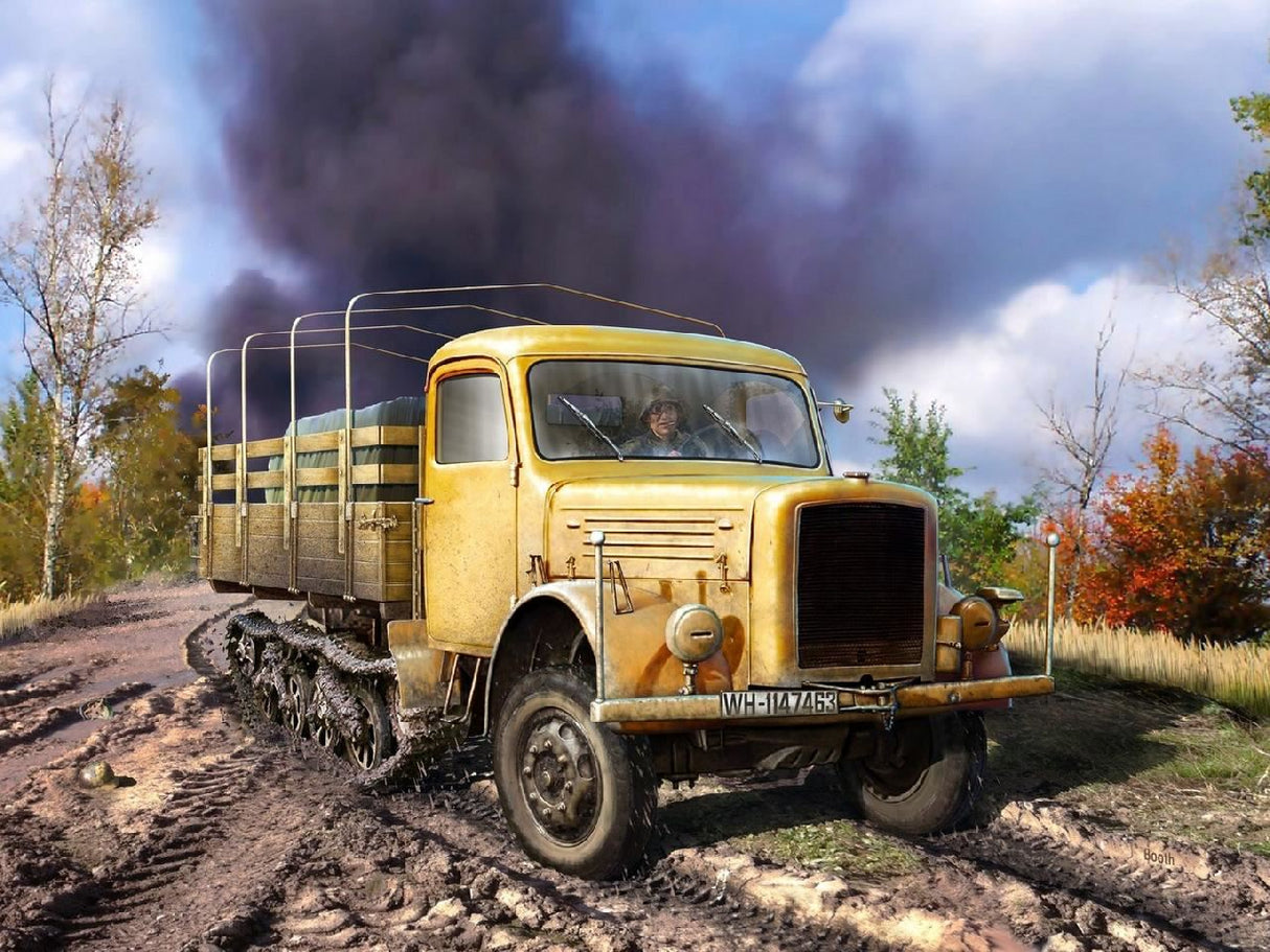 Icm Khd S3000/Ss M Maultier, Wwii German Semi-Tracked Truck