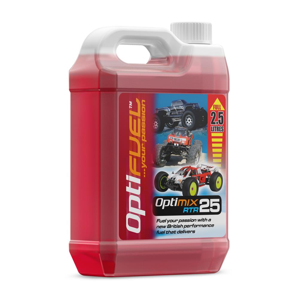 Optifuel Optimix RTR 25% Nitro Car Fuel 2.5 Litres