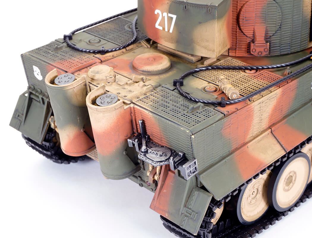 TAIGEN 1 24 TIGER 1 IR BATTLE TANK MIDDLE VERSION - CAMO