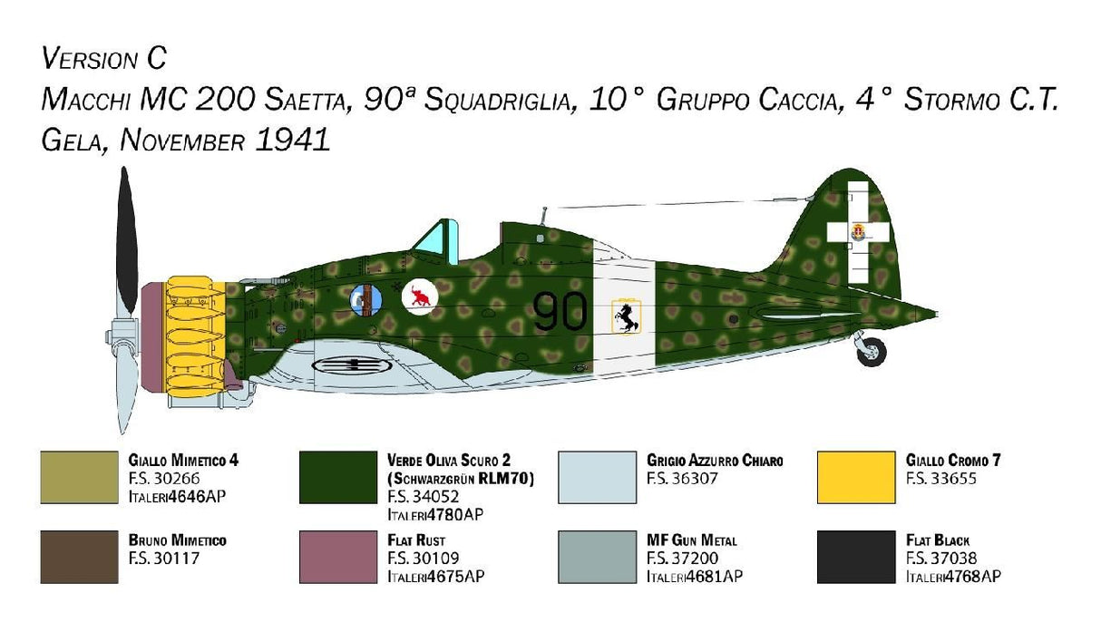 Italeri MC.200 Saetta XXI serie