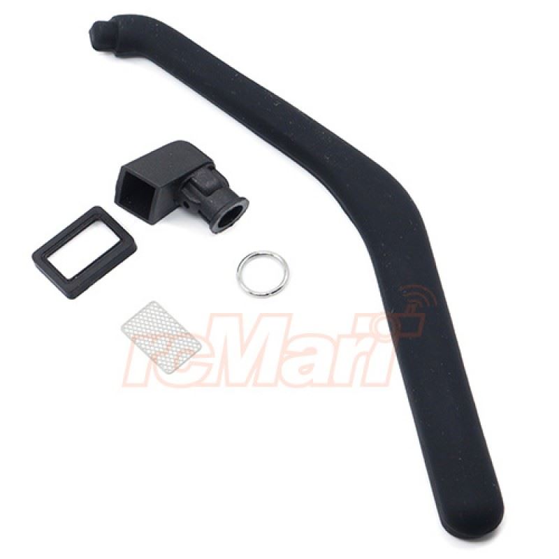 Yeah Racing Rubber Safari Snorkel for Tamiya Hilux High Lift SCX10 II Cherokee