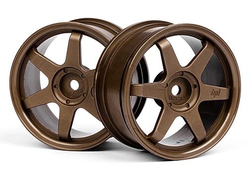 HPI Te37 Wheel 26mm Bronze (0mm Offset)
