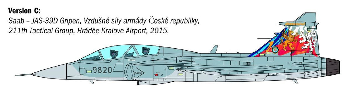 Italeri Jas 39 Gripen Twin Seater