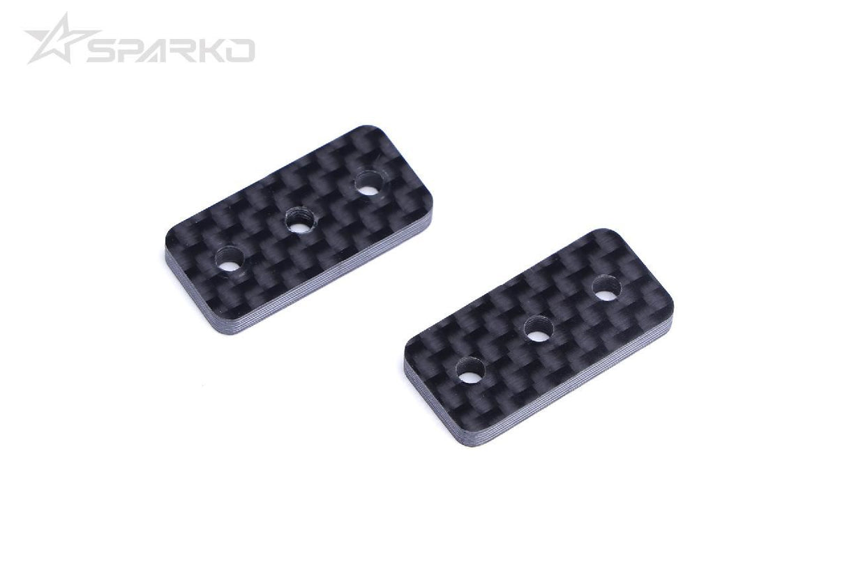 Sparko F8 Carbon Chassis Rear Support Se 3Mm 2Pcs
