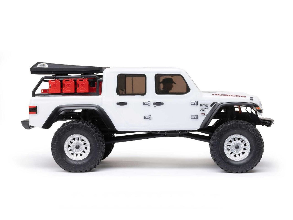 Axial SCX24 Jeep Gladiator 4WD Rock Crawler RTR, White