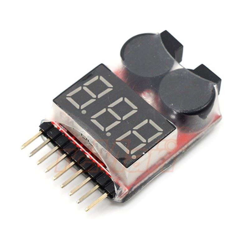 Yeah Racing Li-Po Monitor With LCD Version 1S-8S