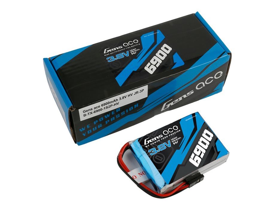 Gens Ace Li-Po 1S 3.7V Hv 6900Mah Tx With Jr