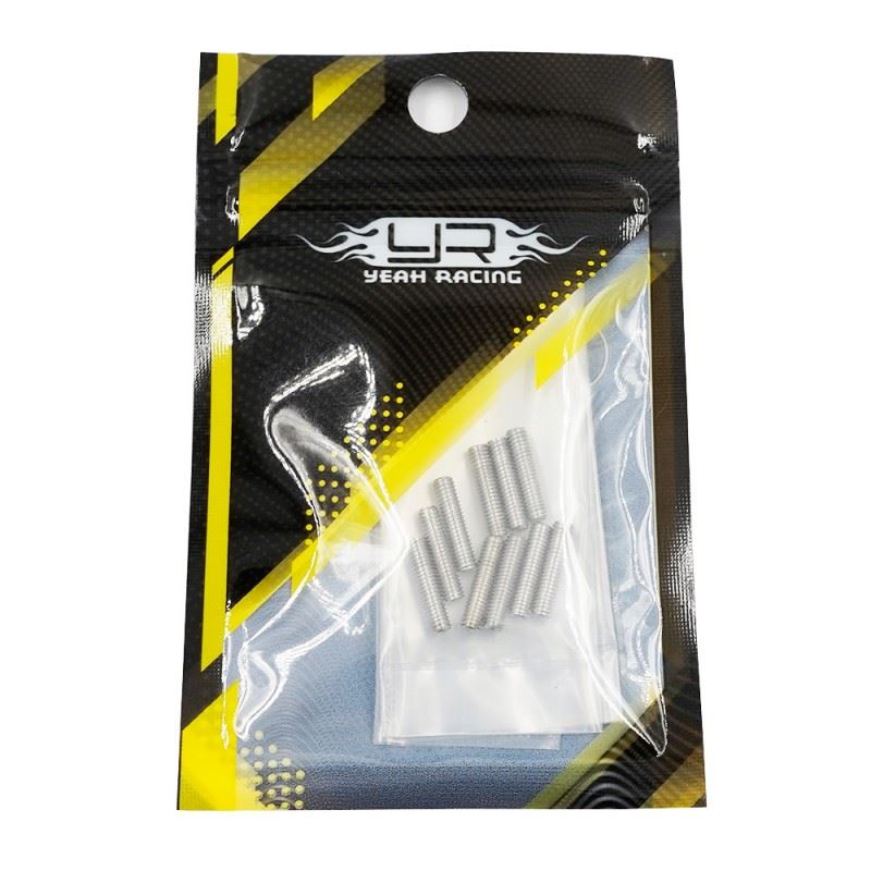 Yeah Racing Stainless Steel M3x12mm Hex Socket Screws 10 pcs