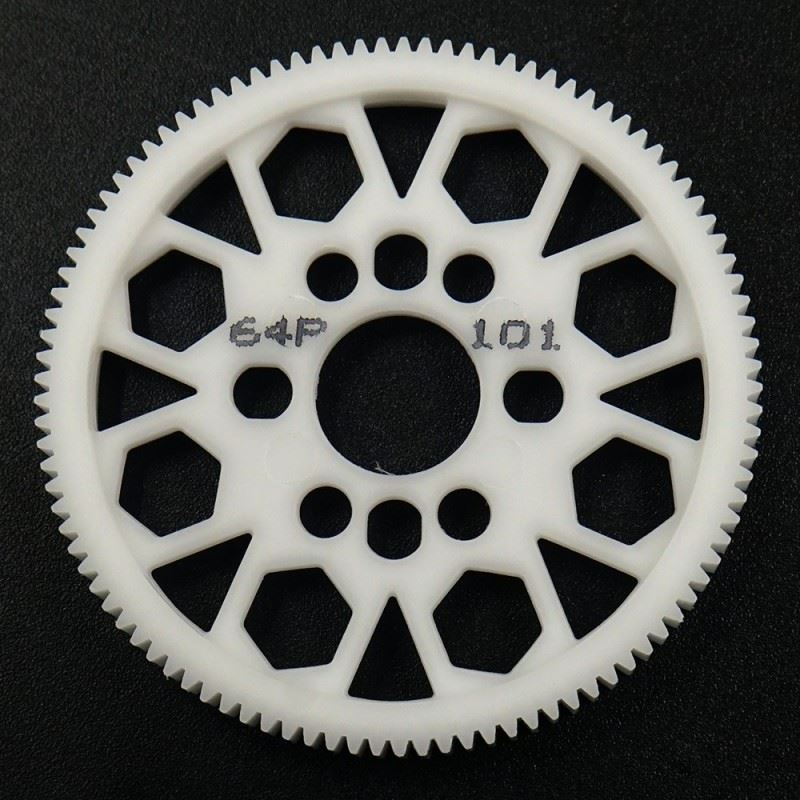 Yeah Racing Competition Delrin Spur Gear 64P 101T For 1/10 On Road Touring Drift