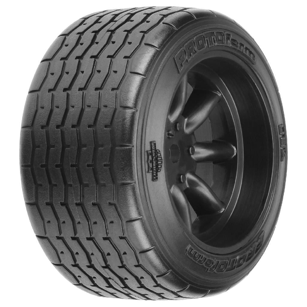 PRM 1/10 PROTOform VTA Rear 31mm VTA Tires Mounted 12mm Black Wh