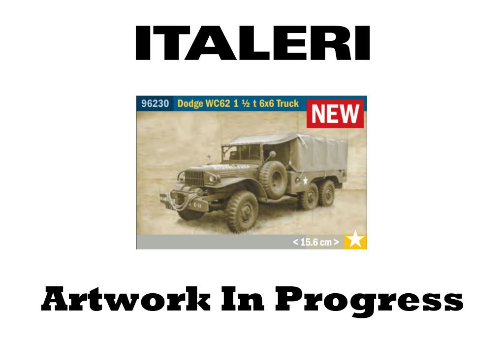 Italeri Dodge Wc62 1½ Ton 6X6 Truck