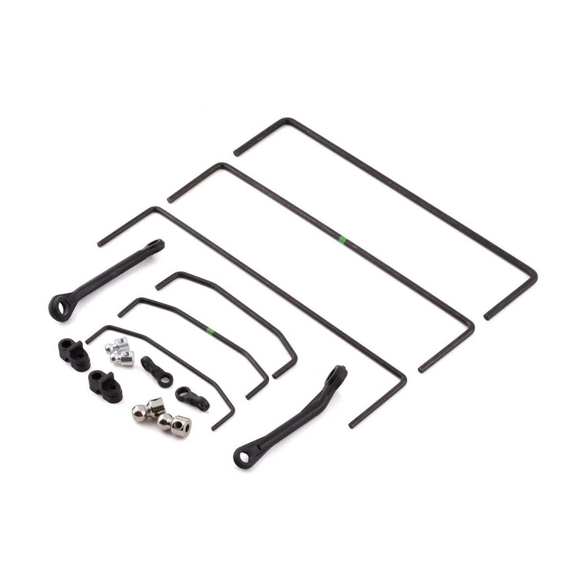 Losi Front & Rear Sway Bar Set (3): SBR 2.0