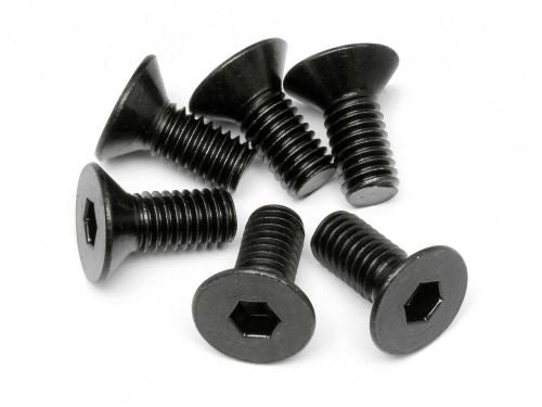 HPI Flat Head Screw M6X14mm (Hex Socket/6Pcs)