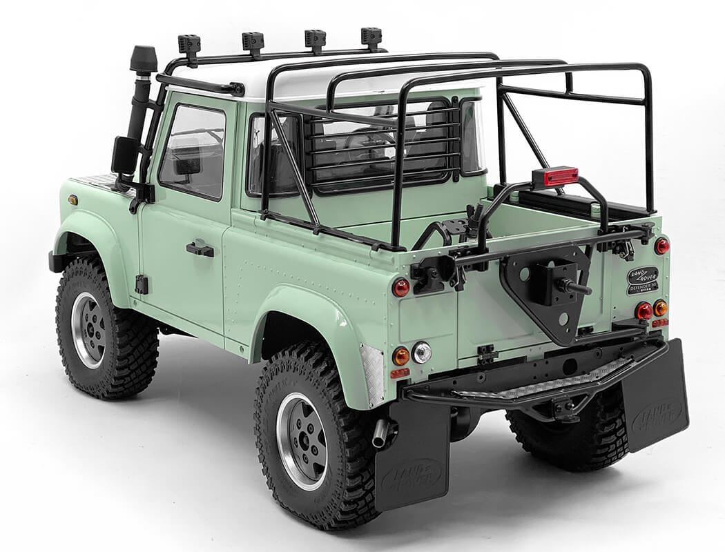 RC4WD STEEL TUBE BED CAGE W/ SOFT TOP FOR RC4WD GELANDE II 2015 LAND ROVER DEFENDER D90 (PICK-UP) (T