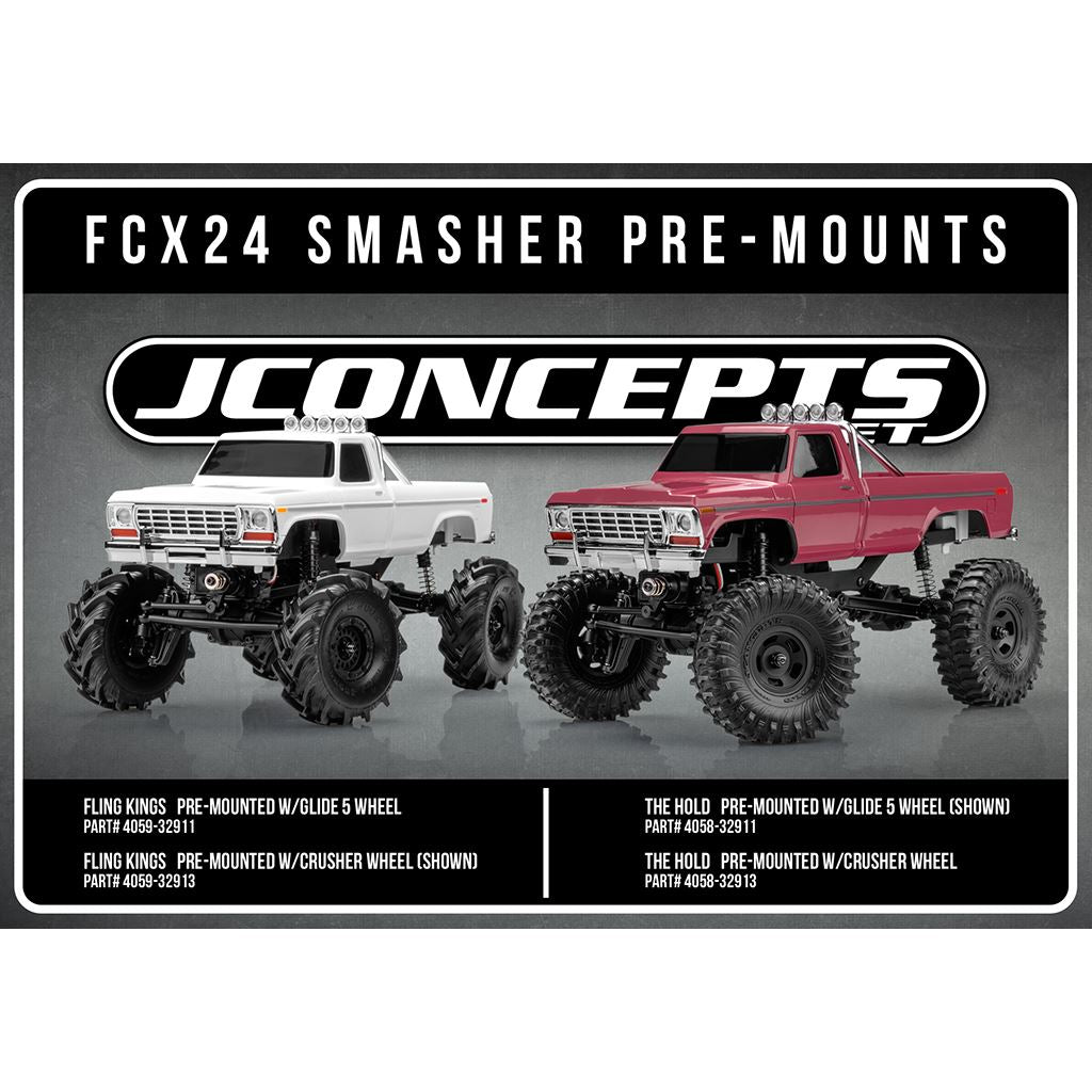 The Hold - Green Pre-Mount for FCX24 Smash w/Glide