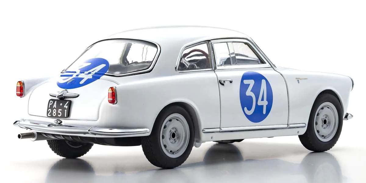 Kyosho 1:18 Alfa Romeo Giuletta Sv Targa Florio 1960 Nr.34