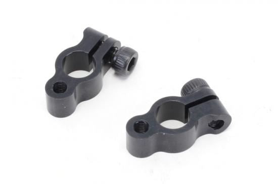 Schumacher Body Post Mount Front (Black) - Mi5evo - (1pr)