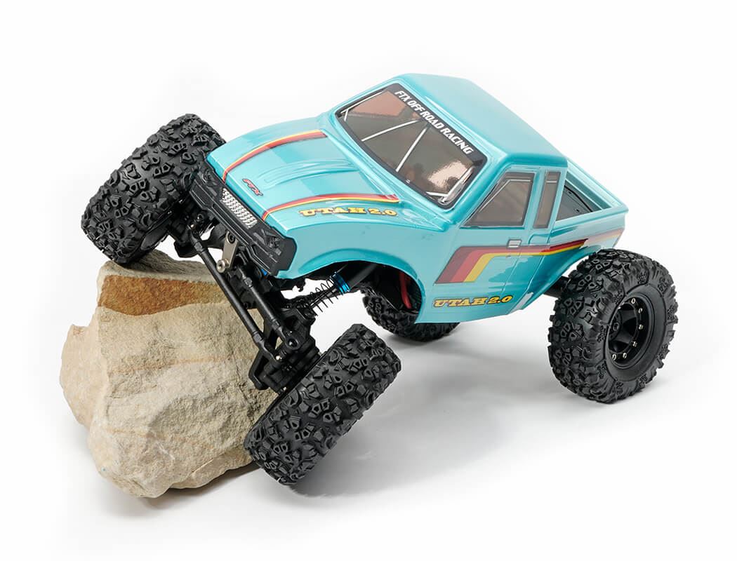 Ftx Utah 2.0 1 18 Brushless 2-Speed Lcg Crawler - Metallic Teal