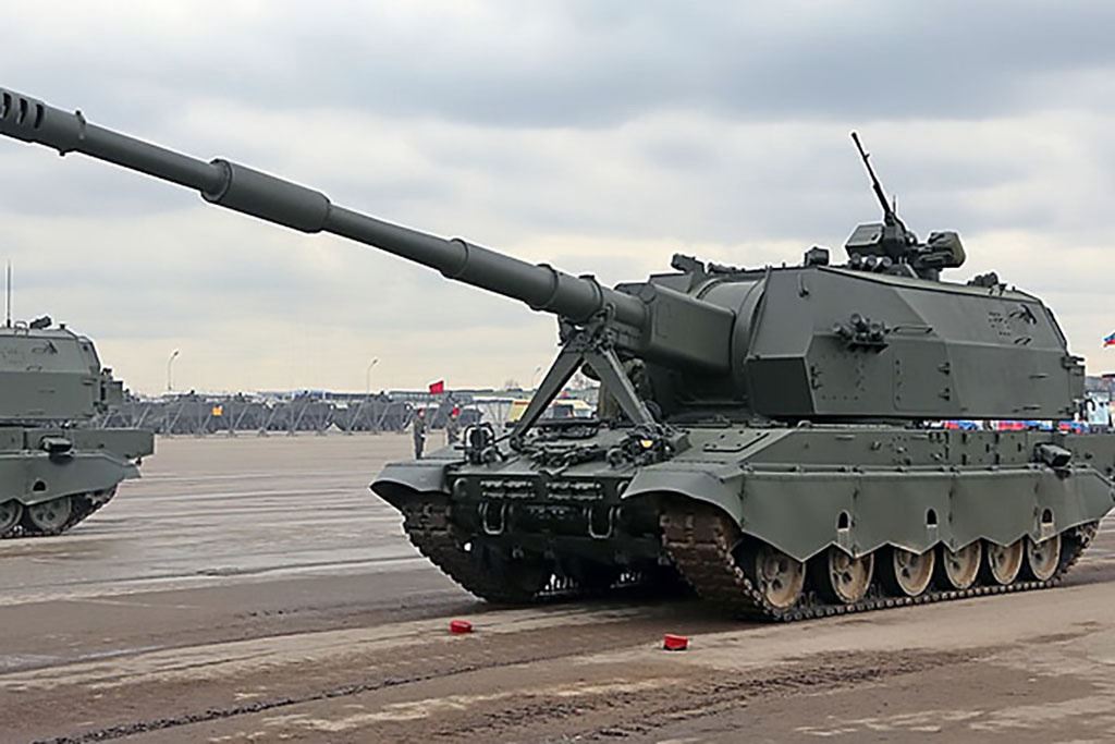 Zvesda inKoalitsya-SVin Self Propelled Howitzer