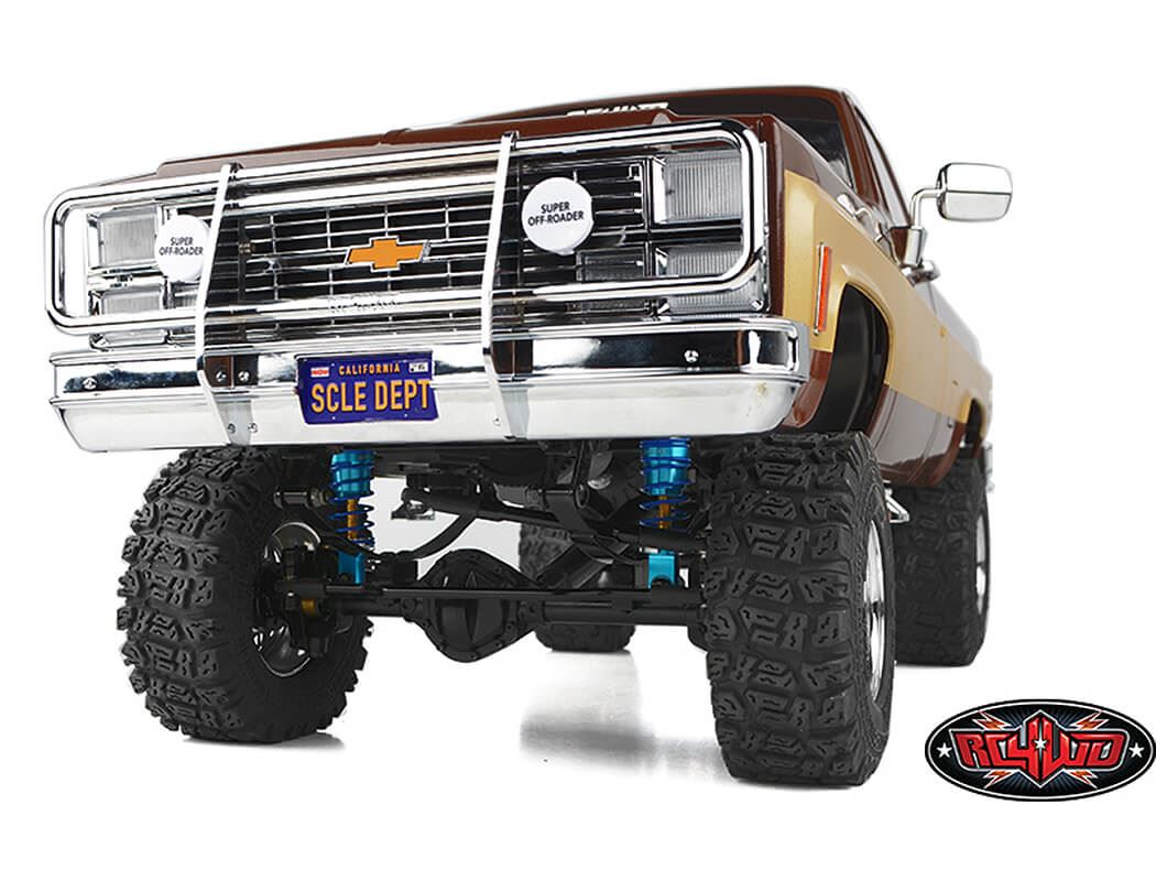 Rc4Wd King Off-Road Racing Shocks 70Mm Silver/Blue