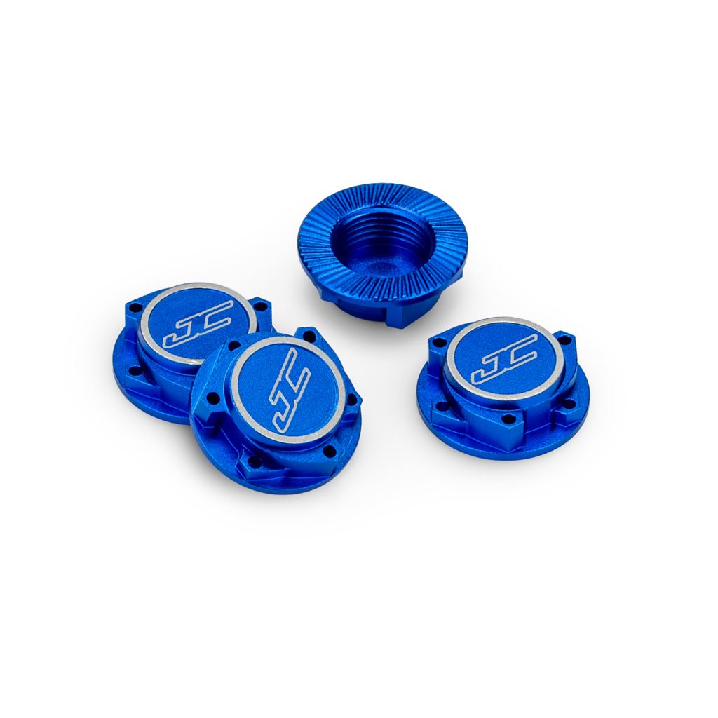 17Mm Punisher Clutch Wheel Nut, 4Pc - Blue