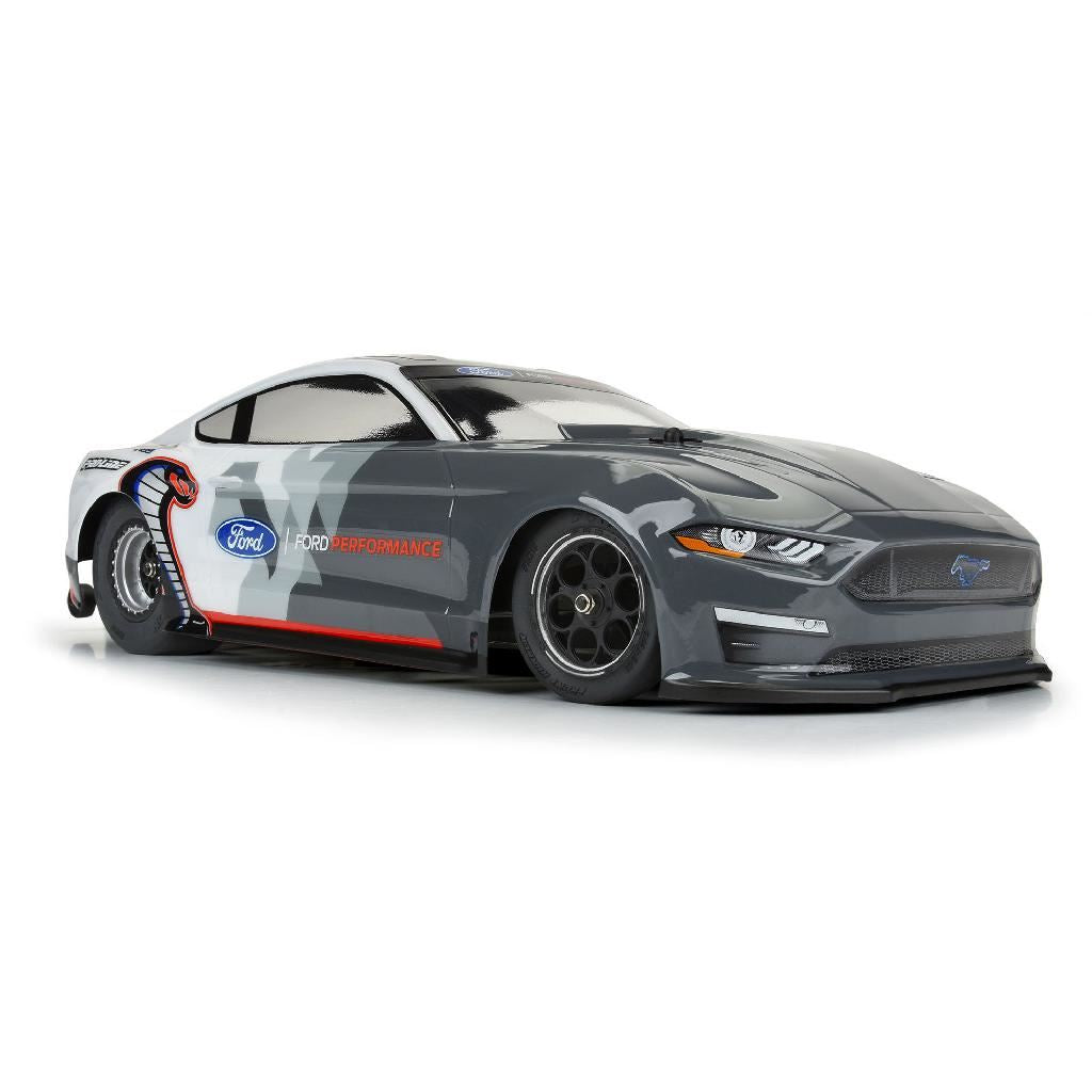 Proline 1/16 2021 Ford Mustang Cobra Jet Clear Body: Losi Mini Drag