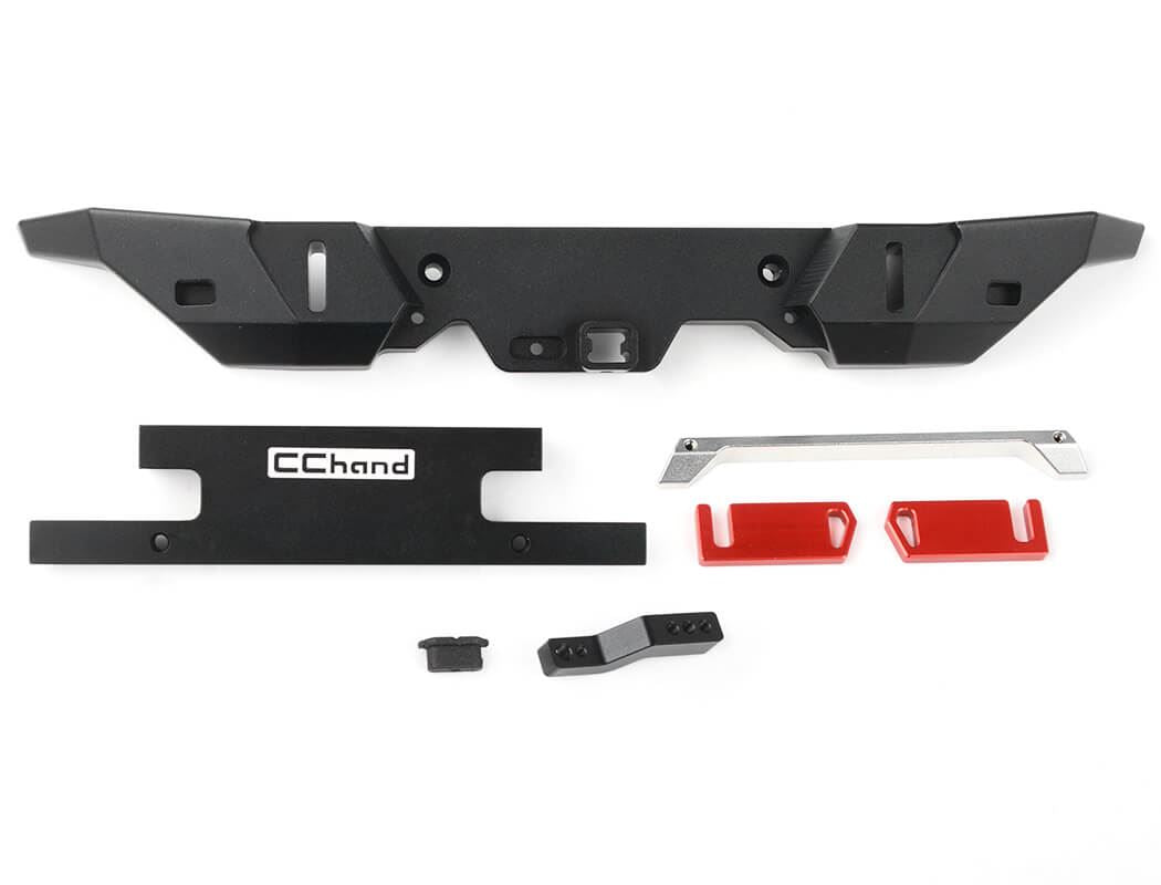 RC4WD ROOK METAL REAR BUMPER WITH HITCH BAR FOR TRAXXAS TRX-4 2021 BRONCO