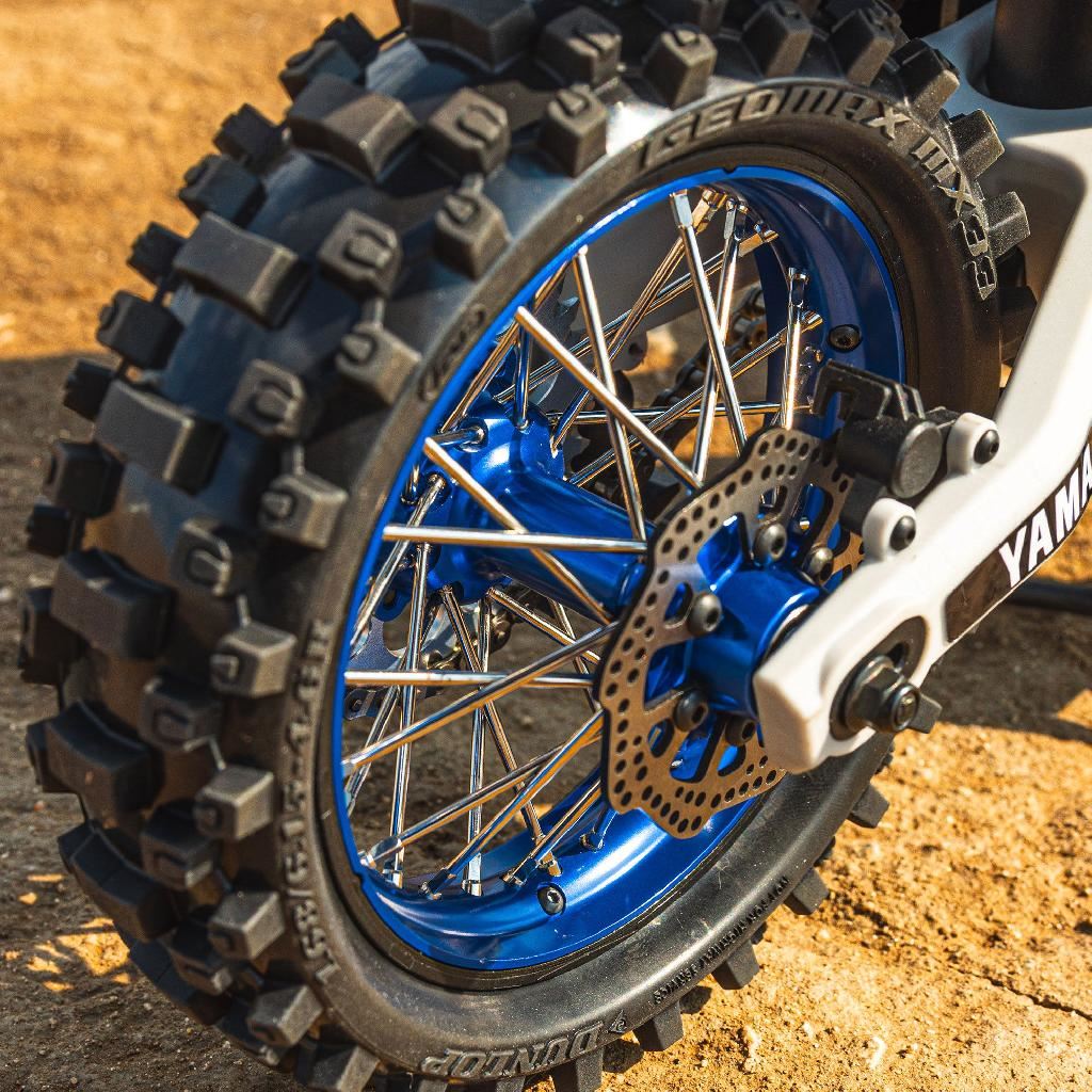 Pro 1/4 Pro-Spec Aluminum Rear Rim Blue: Promoto-Mx