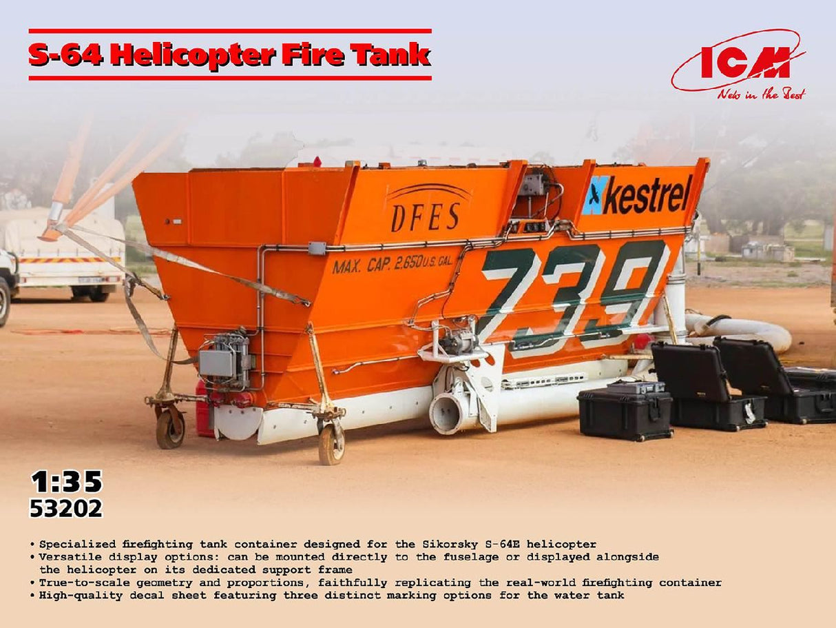 Icm S-64 Helicopter Fire Tank