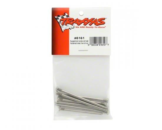 TRAXXAS Suspension screw pin set, hardened steel (hex drive)