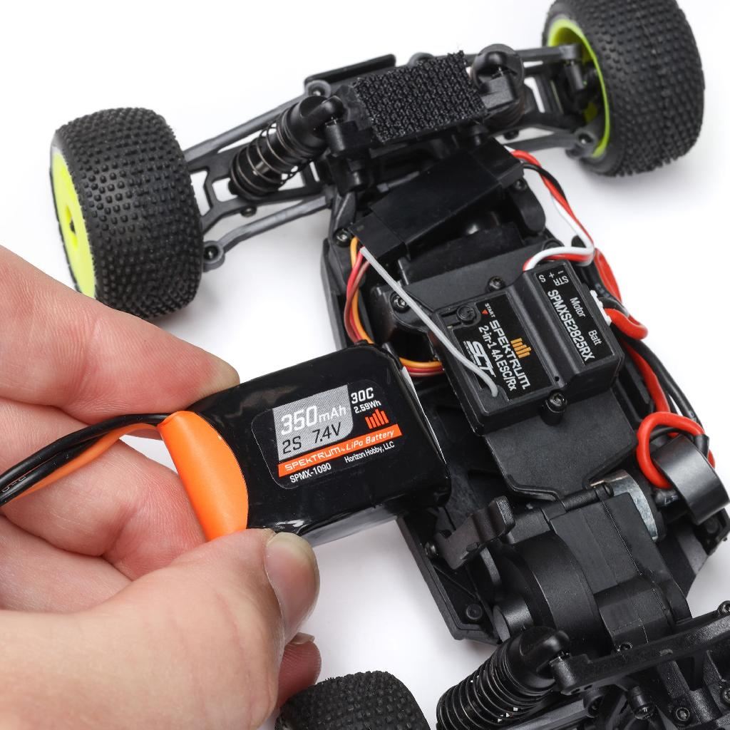 Losi 1/28 Micro-T 2Wd Stadium Truck Rtr Silver