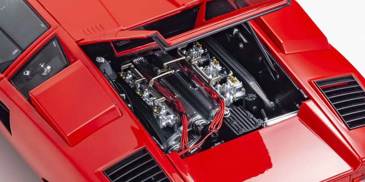 Kyosho 1:12 Lamborghini Countach Lp400 1974 Red