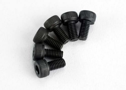 TRAXXAS Screws, 3x6mm cap-head machine (hex drive) (6)