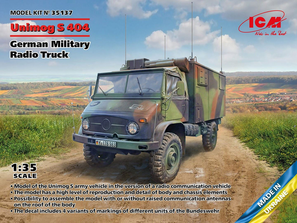 Icm Unimog S 404, German Military Radio Truck