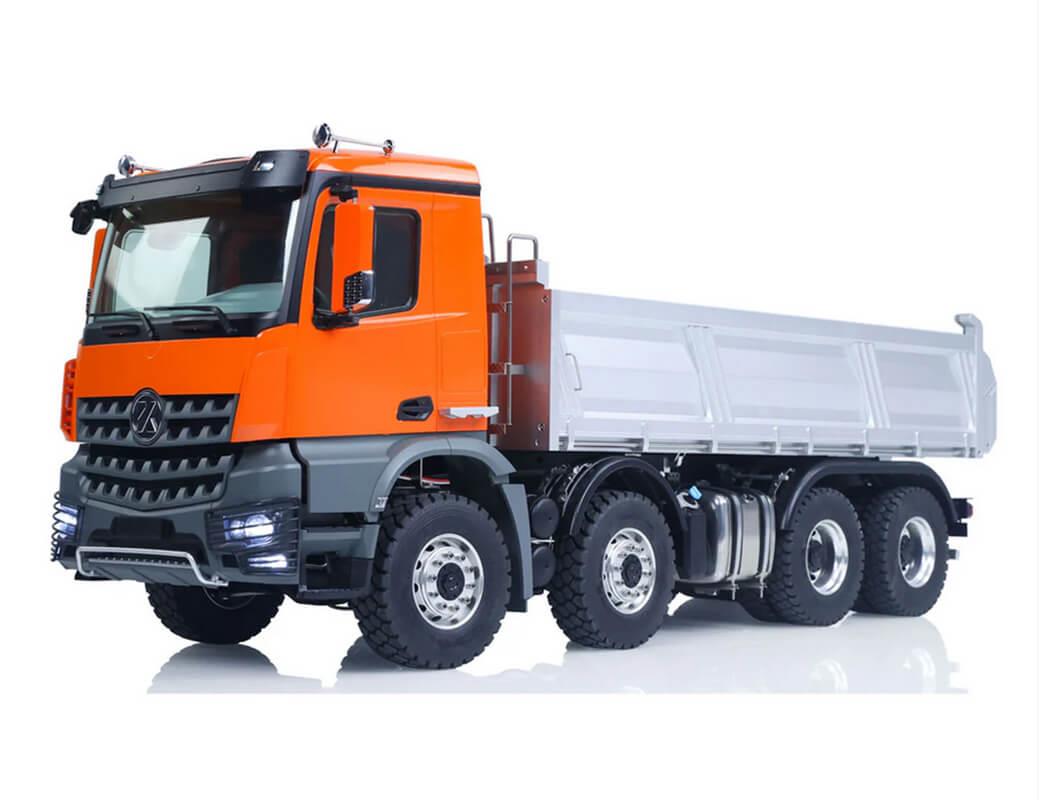 Huina K5701 1/14 Kabolite Dump Metal 8X8 Truck 2-Speed Orange