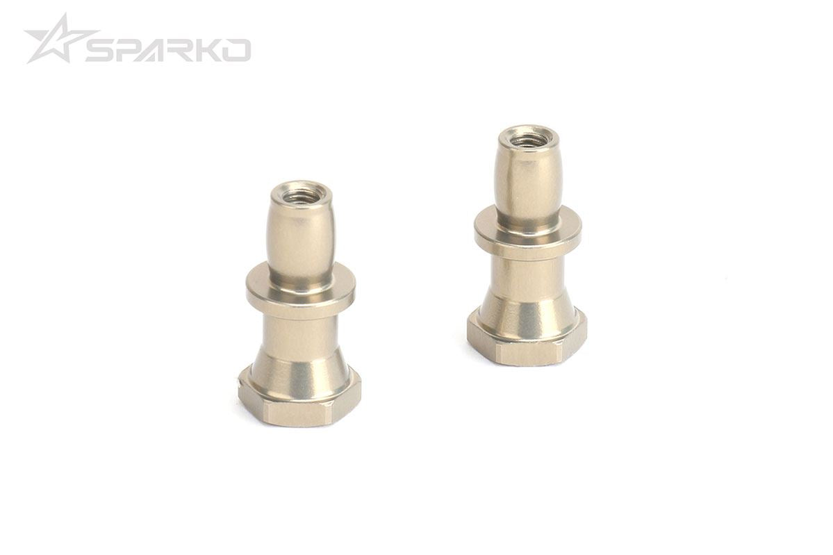 Sparko F8 Shock Ball Stud Offset 1Mm For Front (2Pcs)