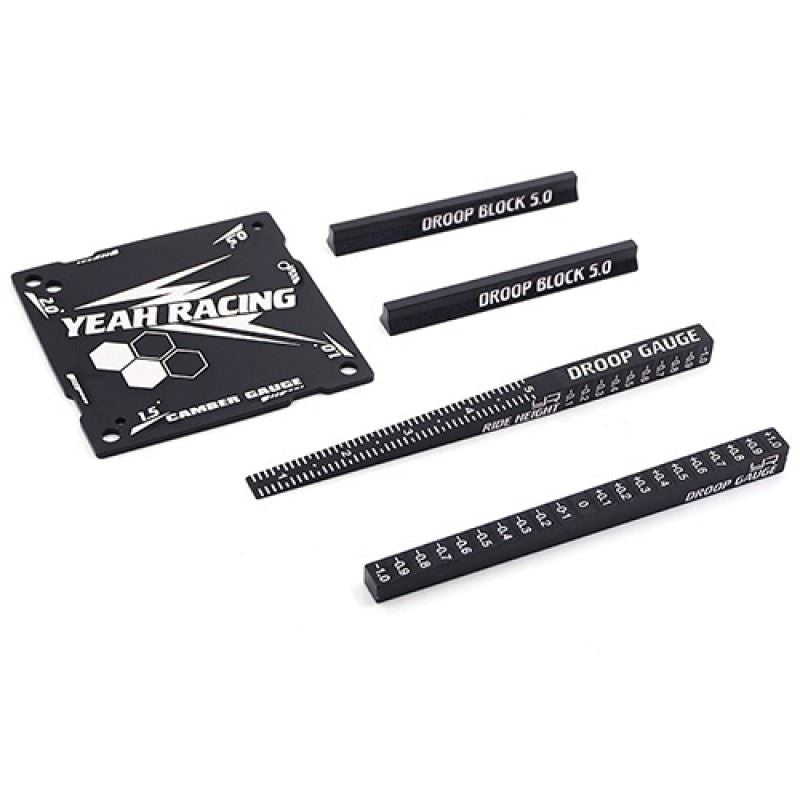 Yeah Racing Aluminum Chassis Set Up Tool Kit For 1/27 1/28 Mini-Z