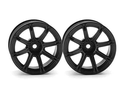 HPI Work Emotion Xc8 Wheel 26mm Black (9mm Offset)