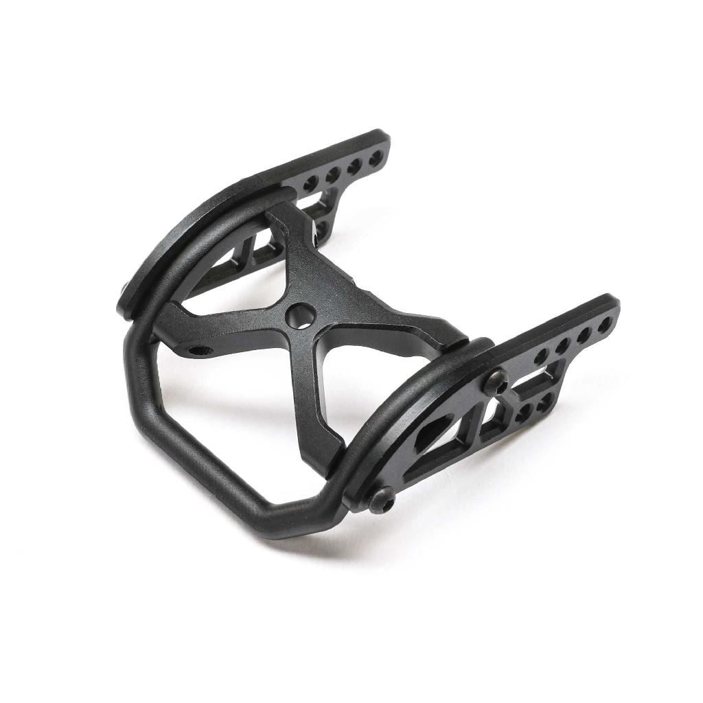 Losi Aluminum Wheelie Bump, Black: Mini Lmt