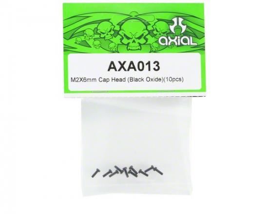 AXIAL Cap Head M2x6mm Black Oxide (10)