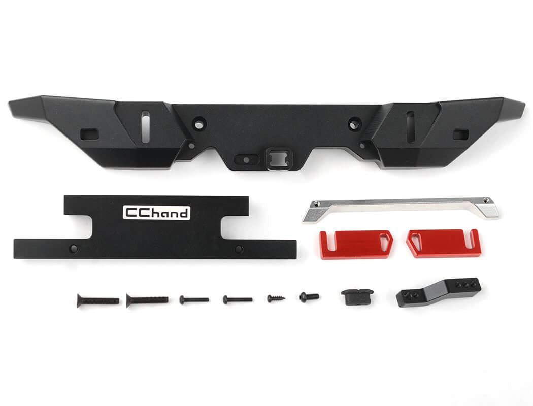RC4WD ROOK METAL REAR BUMPER WITH HITCH BAR FOR TRAXXAS TRX-4 2021 BRONCO
