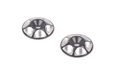 Monkey King Alloy M3 Wing Washer - Black - pk2