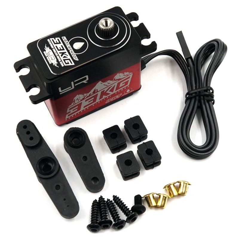 Yeah Racing Aluminium Case IP67 33KG Waterproof Coreless Servo For 1/10 Crawler Red